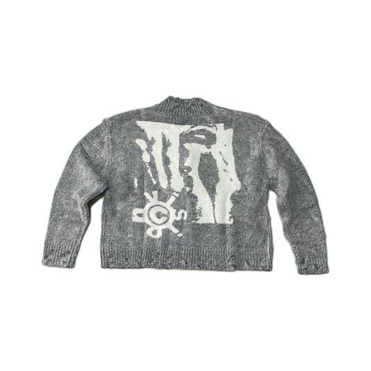 VSN Mohair Cardigan Grey