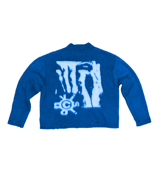 VSN Mohair Cardigan Royal