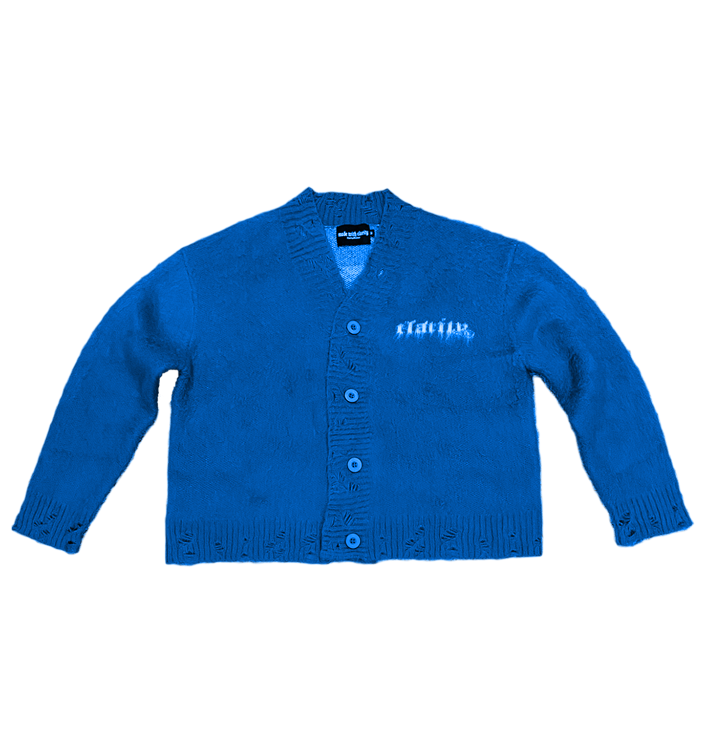 VSN Mohair Cardigan Royal