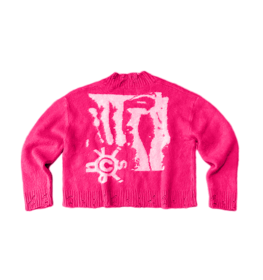 VSN Mohair Cardigan Pink