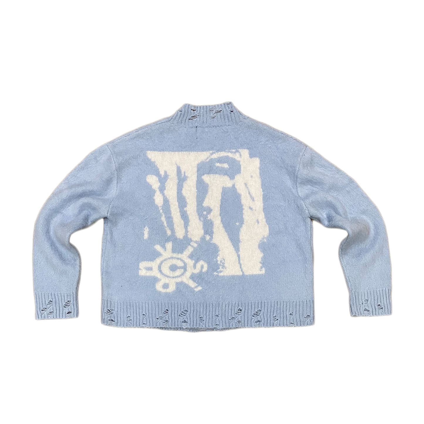 VSN Mohair Cardigan Light Blue
