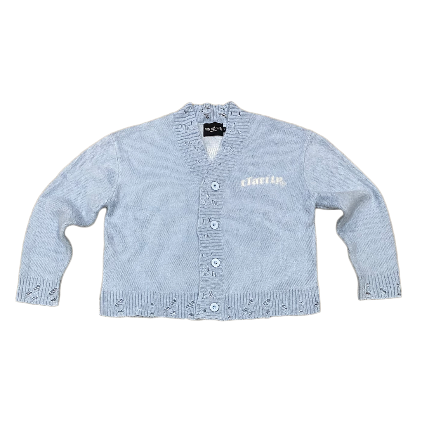 VSN Mohair Cardigan Light Blue