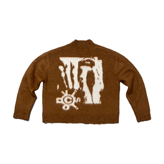 VSN Mohair Cardigan Brown