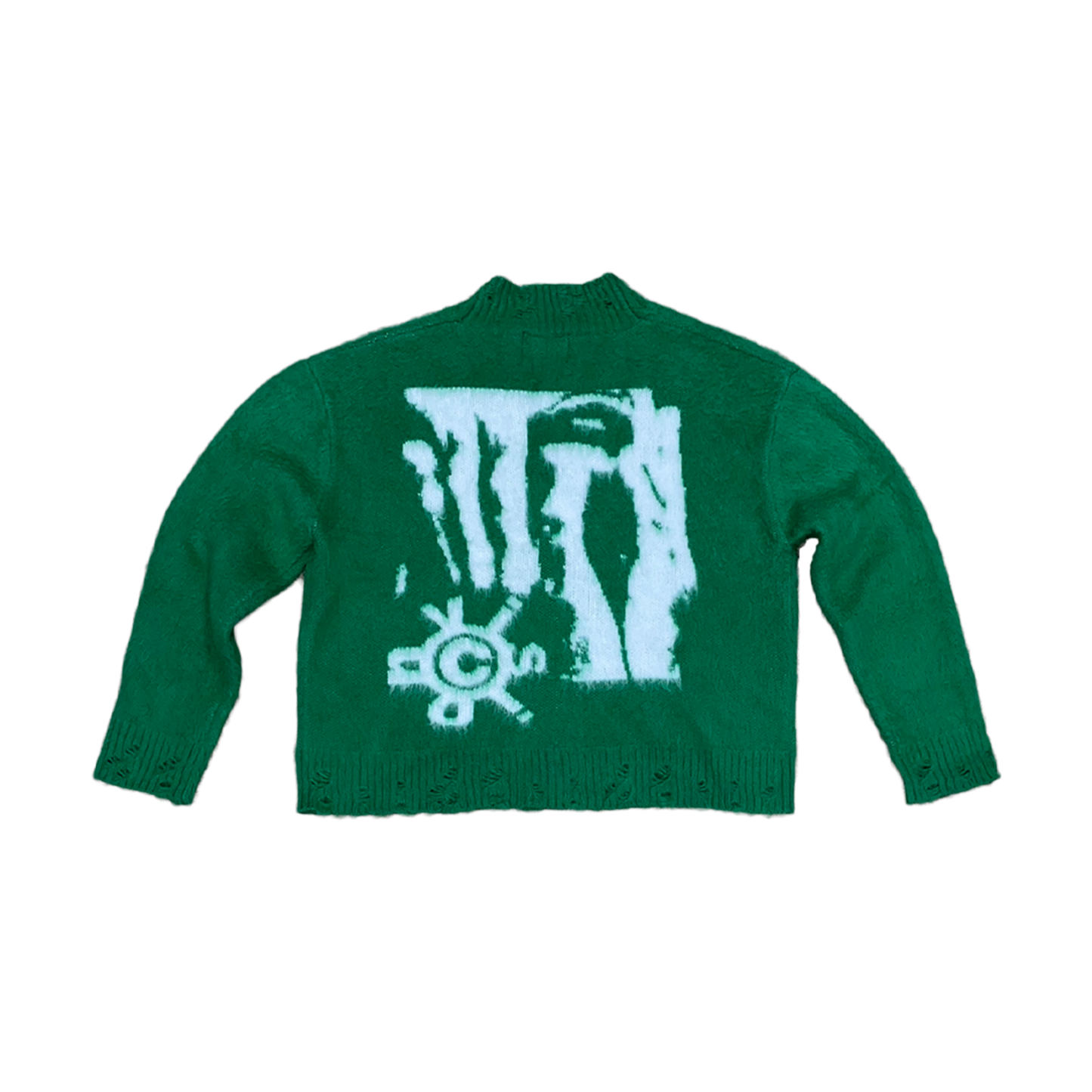 VSN Mohair Cardigan Green