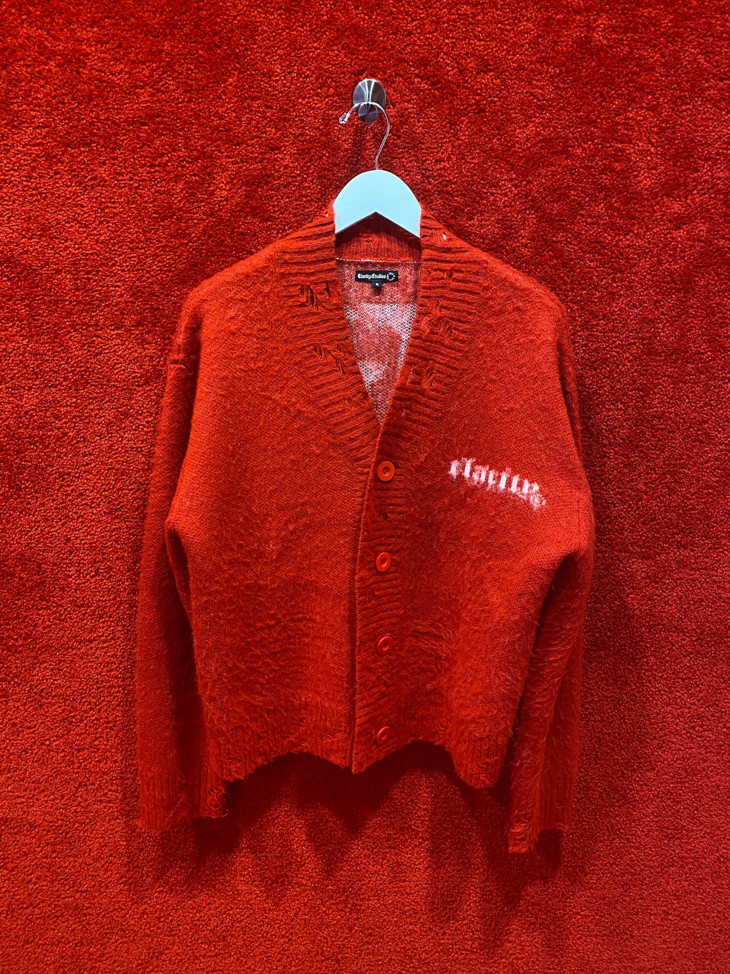 VSN Mohair Cardigan Red