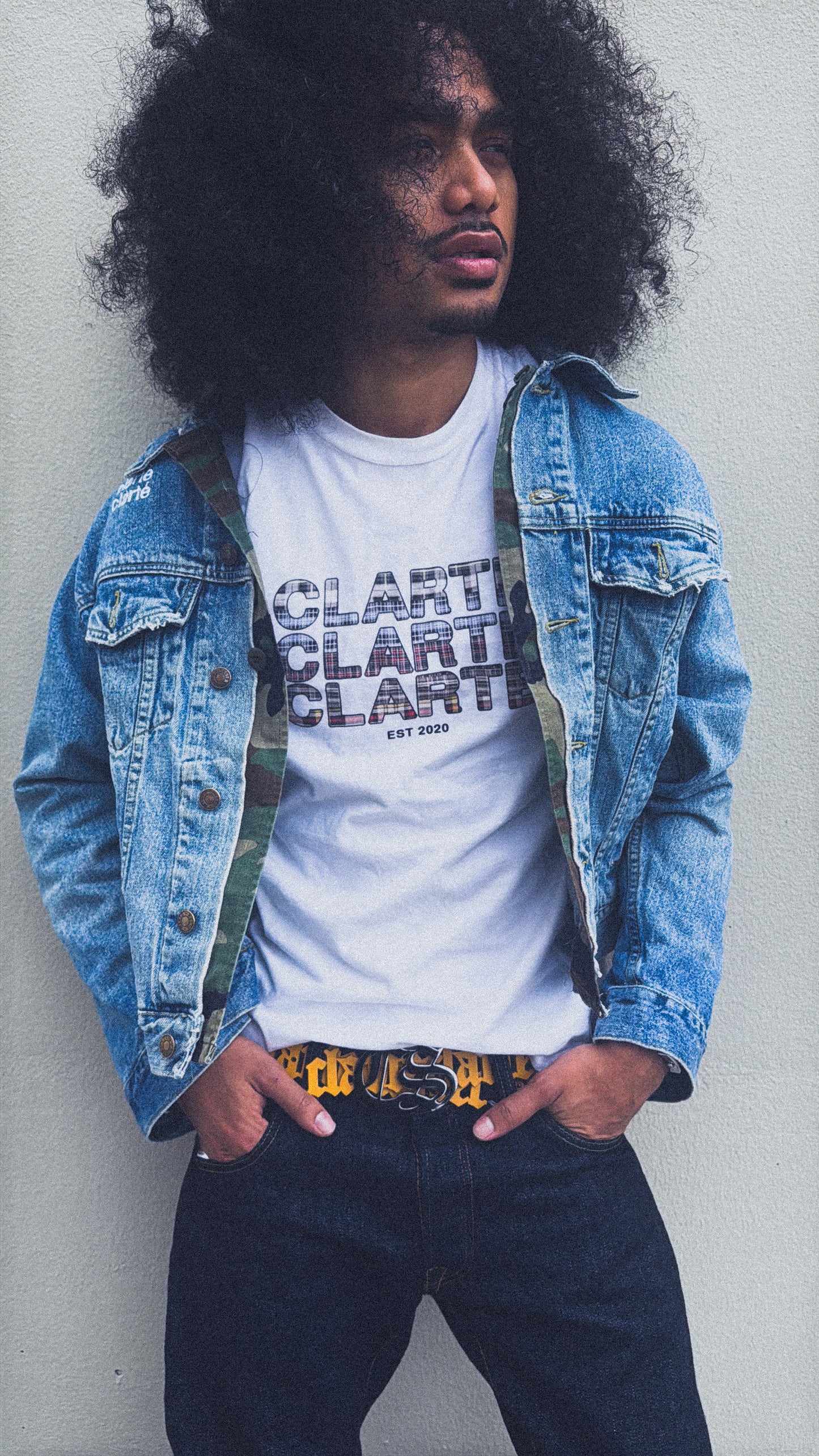 Plaid Stack Tee
