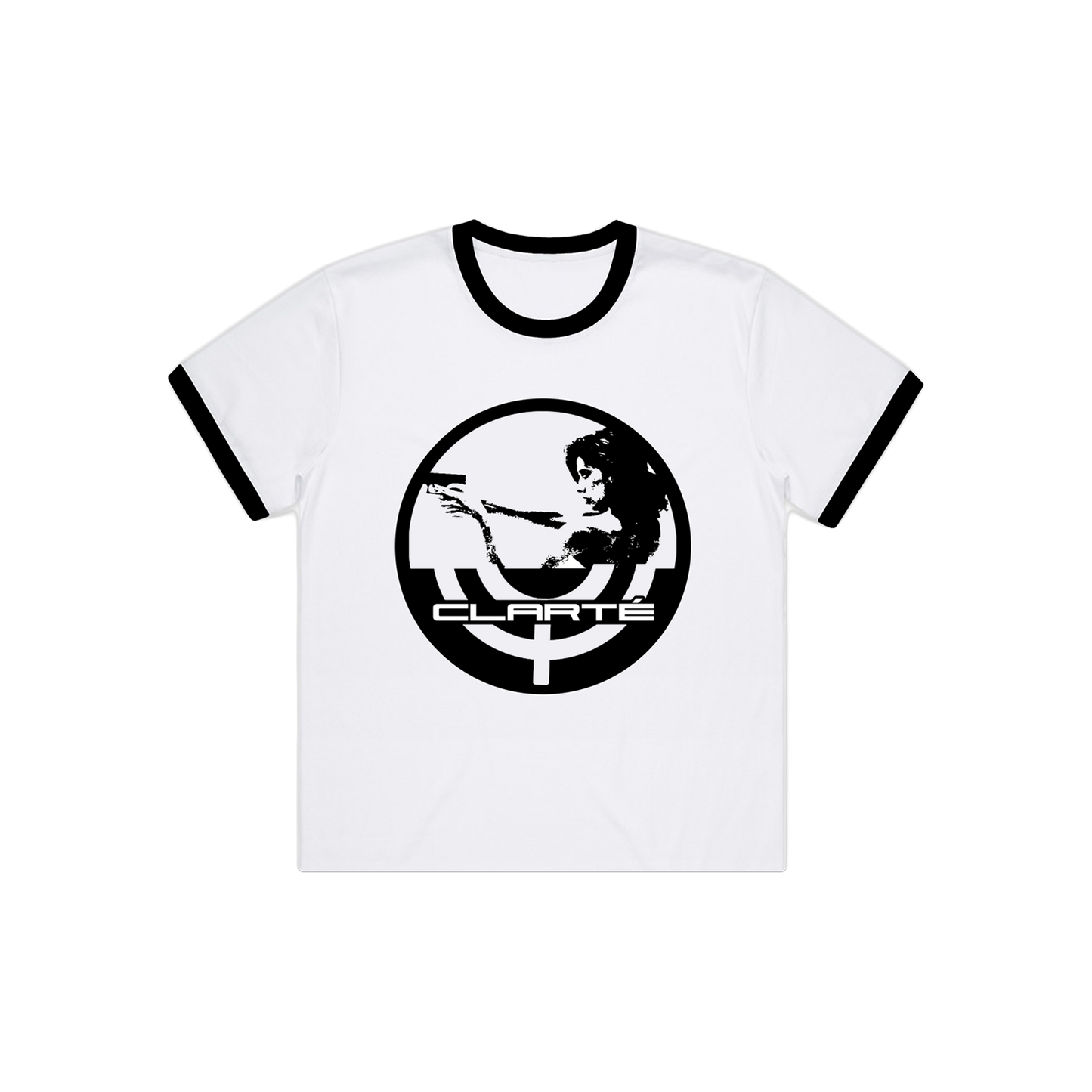 Clear Aim Ringer Tee